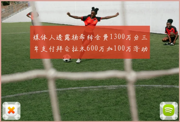 媒体人透露杨希转会费1300万分三年支付拜合拉木600万加100万浮动